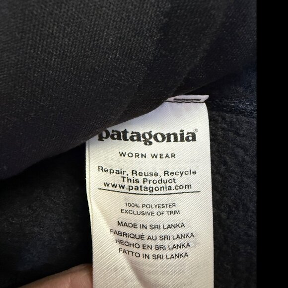 Patagonia Men’s Better Sweater Full-Zip Jacket Large Black EUC - Picture 5 of 9